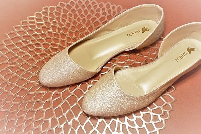 Glitter Pumps – Rose Gold